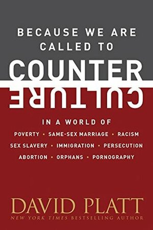 Because We Are Called to Counter Culture: In a World of Poverty, Same-Sex Marriage, Racism, Sex Slavery, Immigration, Persecution, Abortion, Orphans, and Pornography (Counter Culture Booklets) by David Platt