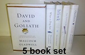 Malcolm Galdwell's 5 Book Set: The Tipping Point, Blink, Outliers, What the Dog Saw, David and Goliath by Malcolm Gladwell