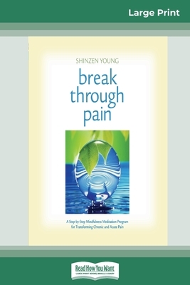 Break Through Pain: A Step-by-Step Mindfulness Meditation Program for Transforming Chronic and Acute Pain (16pt Large Print Edition) by Shinzen Young