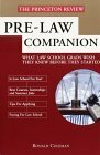 Pre-Law Companion (Prelaw Companion) by Ron Coleman