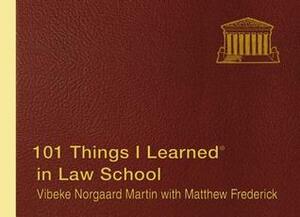 101 Things I Learned in Law School by Vibeke Norgaard, Matthew Frederick