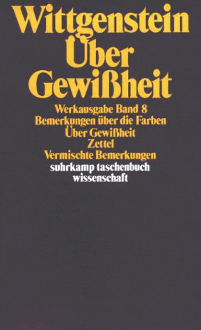 Über Gewißheit by Ludwig Wittgenstein