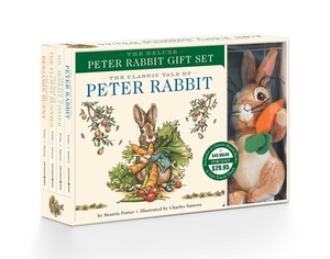 The Peter Rabbit Deluxe Plush Gift Set: The Classic Edition Board Book + Plush Stuffed Animal Toy Rabbit Gift Set by Beatrix Potter