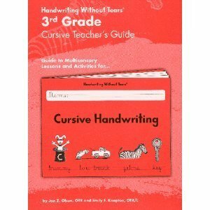 3rd Grade Cursive Teacher's Guide by Emily Knapton, Jan Z. Olsen