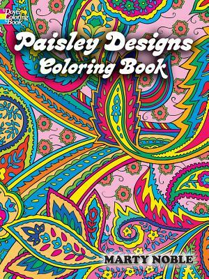 Paisley Designs Coloring Book by Marty Noble