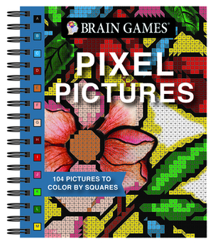 Brain Games - Pixel Pictures: 104 Pictures to Color by Squares by Brain Games, Publications International Ltd