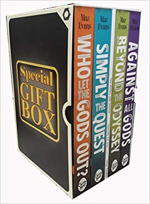 Who let the gods out series maz evans collection 4 books gift wrapped box set by Maz Evans
