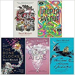 David Mitchell Collection 5 Books Set (Slade House, Utopia Avenue, The Bone Clocks, Cloud Atlas, The Thousand Autumns of Jacob de Zoet) by David Mitchell