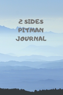 2 Sides: 90 Pages of 6 X 9 Inch Bound Pitman College Ruled Half and Half Vertical Separation White Pages by Larry Sparks