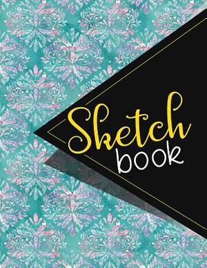 Sketchbook: Sketch Book for Sketching, Drawing, Creative Doodling, Interior Design For Artists and Students, Hydrangea Flower Cove by Rogue Plus Publishing