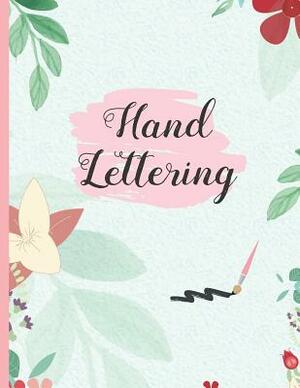 Hand Lettering: 8.5" X 11" DOT GRID LARGE SKETCHBOOK 100 Pgs. Practice and master Hand Lettering. Create Beautiful designs. PERFECT GI by Inspired Notebooks