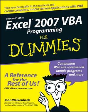Excel 2007 VBA Programming for Dummies by John Walkenbach