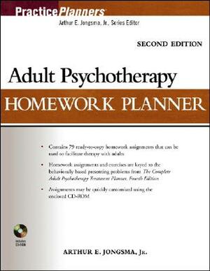 Adult Psychotherapy Homework Planner by Arthur E. Jongsma Jr.