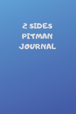 2 Sides: 90 Pages of 6 X 9 Inch Bound Pitman College Ruled Half and Half Vertical Separation White Pages by Larry Sparks