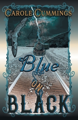 Blue On Black by Carole Cummings
