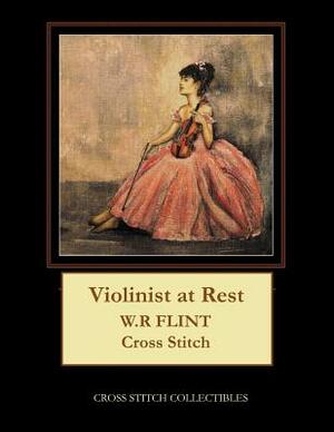 Violinist at Rest: W.R. Flint Cross Stitch Pattern by Kathleen George, Cross Stitch Collectibles