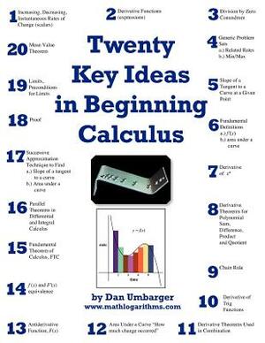 Twenty Key Ideas in Beginning Calculus by Dan Umbarger