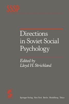 Directions in Soviet Social Psychology by 