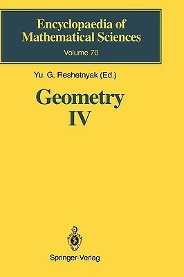 Geometry IV: Non-Regular Riemannian Geometry by E. Primrose, Yu.G. Reshetnyak