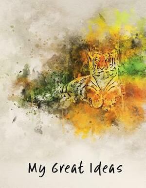 My Great Ideas: Tiger 8.5x11 by Marian Blake