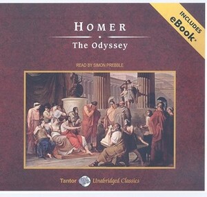 The Odyssey, with eBook by Homer, Simon Prebble