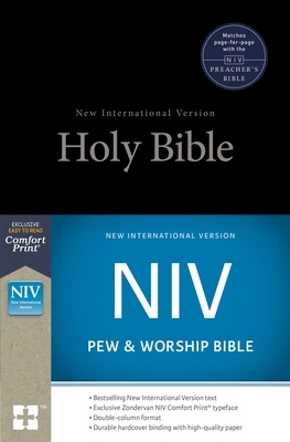 NIV, Pew and Worship Bible, Hardcover, Black by The Zondervan Corporation