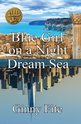 Blue Girl on a Night Dream Sea by Ginny Fite