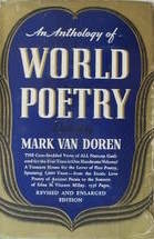 An Anthology of World Poetry by Mark Van Doren