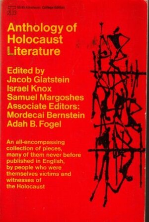 Anthology of Holocaust Literature by Jacob Glatstein