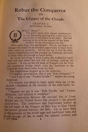 Robur the Conqueror or The Clipper of the Clouds by Jules Verne