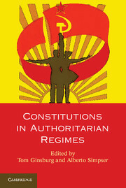 Constitutions in Authoritarian Regimes by Tom Ginsburg, Alberto Simpser