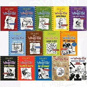Diary of a Wimpy Kid Collection (1-14) by Jeff Kinney