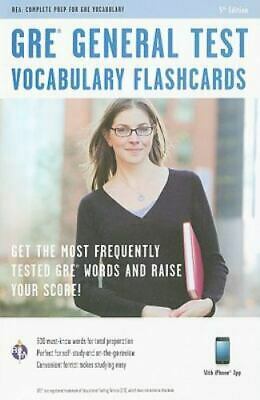 GRE Vocabulary Flashcard Book by GRE, Dana Passananti, Research &amp; Education Association