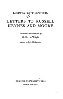 Letters to Russell, Keynes and Moore by Georg Henrik von Wright, Ludwig Wittgenstein, Brian McGuinness