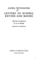 Letters to Russell, Keynes and Moore by Brian McGuinness, Ludwig Wittgenstein, Georg Henrik von Wright