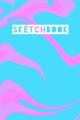 Sketchbook: Pink Blue Marble Design by Frasier Cheng-Binns