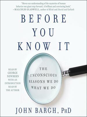 Before You Know It by John A. Bargh