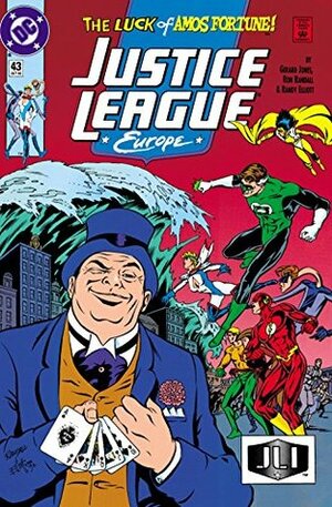 Justice League Europe (1989-1993) #43 by Matt Hollingsworth, Randy Elliott, Nick Napolitano, Gerard Jones, Bob Lerose, Ron Randall