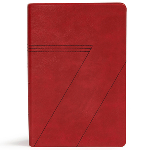CSB Seven Arrows Bible, Crimson Leathertouch: The How-To-Study Bible for Students by Csb Bibles by Holman