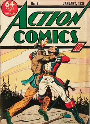 Action Comics (1938-2011) #8 by Gardner F. Fox, Jerry Siegel