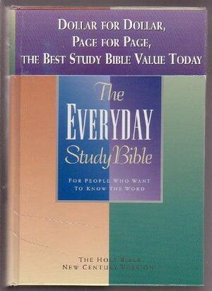 New Century Version Everyday Study Bible Burgundy Leatherflex by Word Publishing