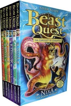 Beast Quest Box Set Series 4 The Amulet of Avantia 6 Books Collection Set (Books 19-24) by Adam Blade