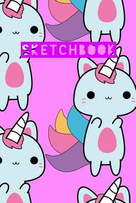 Sketchbook: Unicorn Cat Cute Kawaii Pink Design by Frasier Cheng-Binns