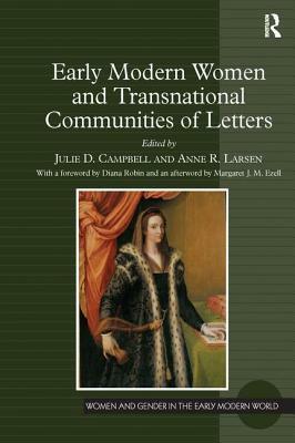 Early Modern Women and Transnational Communities of Letters by 