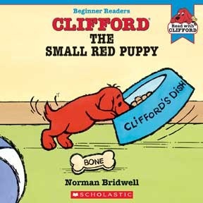 Scholastic Two Sided Mini Clifford the Small Red Puppy in English & Spanish by Norman Bridwell