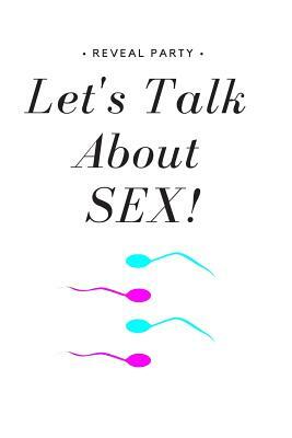 Let's Talk about Sex Reveal Party: White Baby Shower Guest Book by Sarcastic Motherhood Press