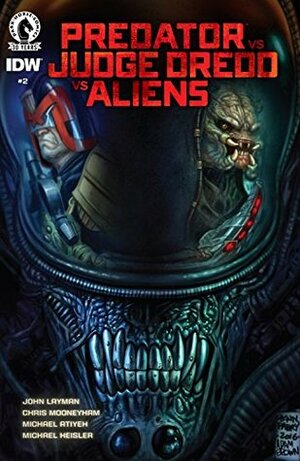 Predator vs. Judge Dredd vs. Aliens #2 by Chris Mooneyham, John Layman
