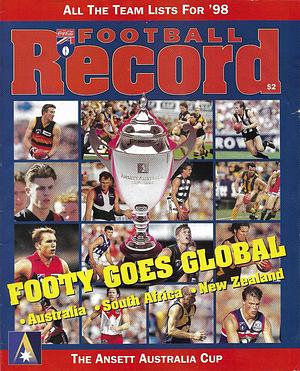 1998 Ansett Australia Cup Footy Record  by 