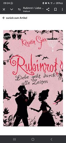 Rubinrot: Liebe geht durch alle Zeiten by Kerstin Gier