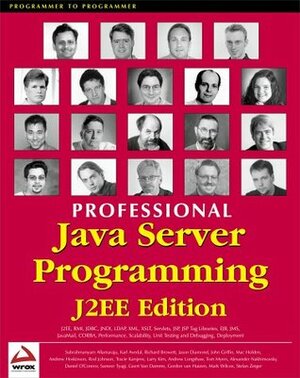 Professional Java Server Programming J2EE Edition by Subrahmanyam Allamaraju, Daniel O'Connor, Andrew Longshaw